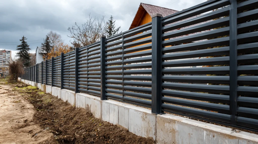 zdjęcie - Ogrodzenie żaluzjowe
