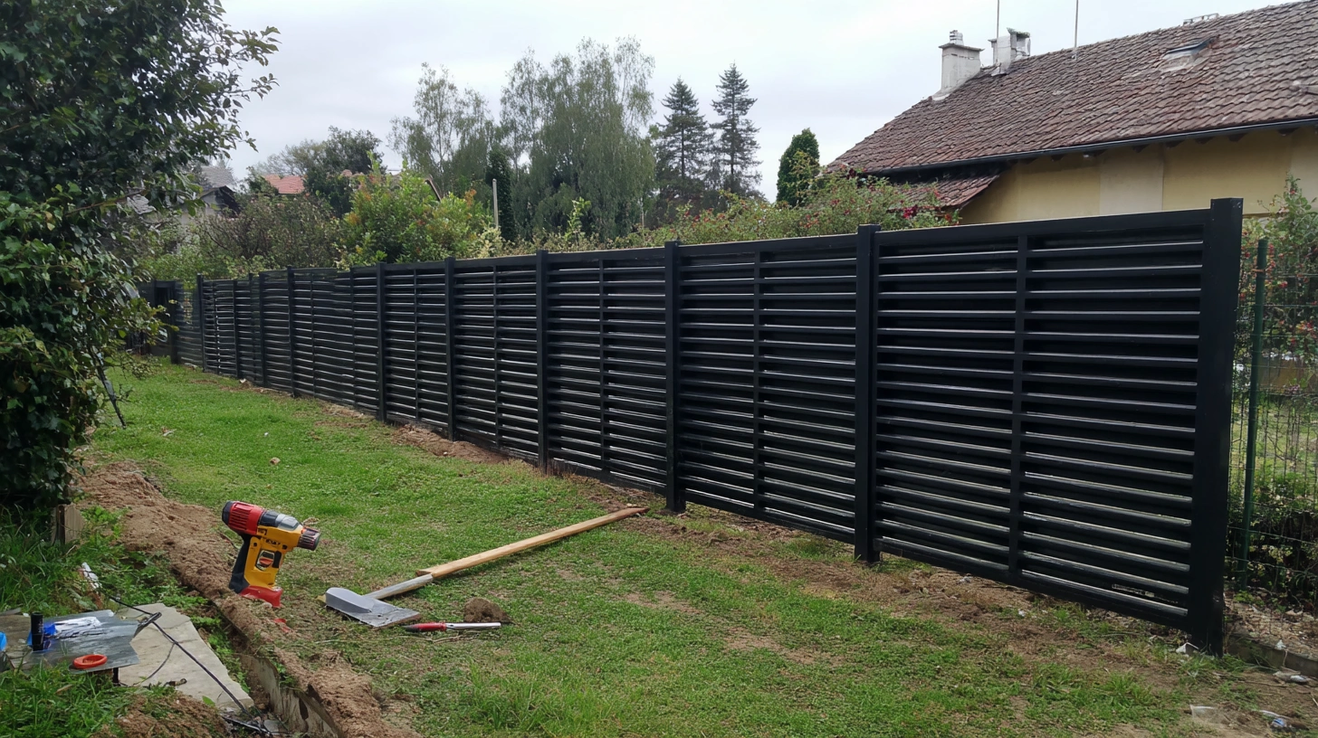 zdjęcie - Ogrodzenie żaluzjowe