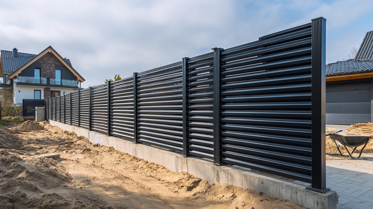 zdjęcie - Ogrodzenie żaluzjowe